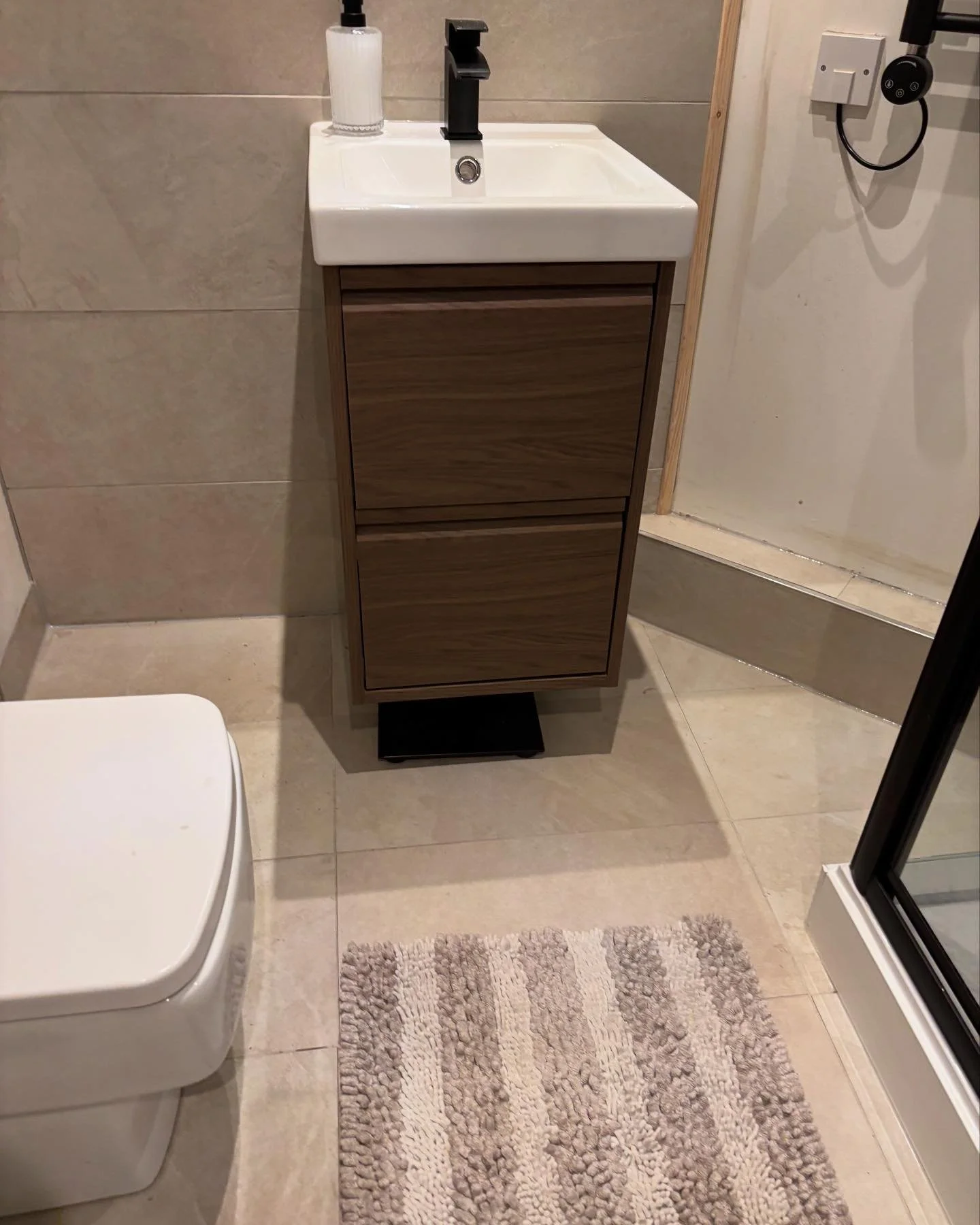 En-suite all completed and ready for decorating in the city centre