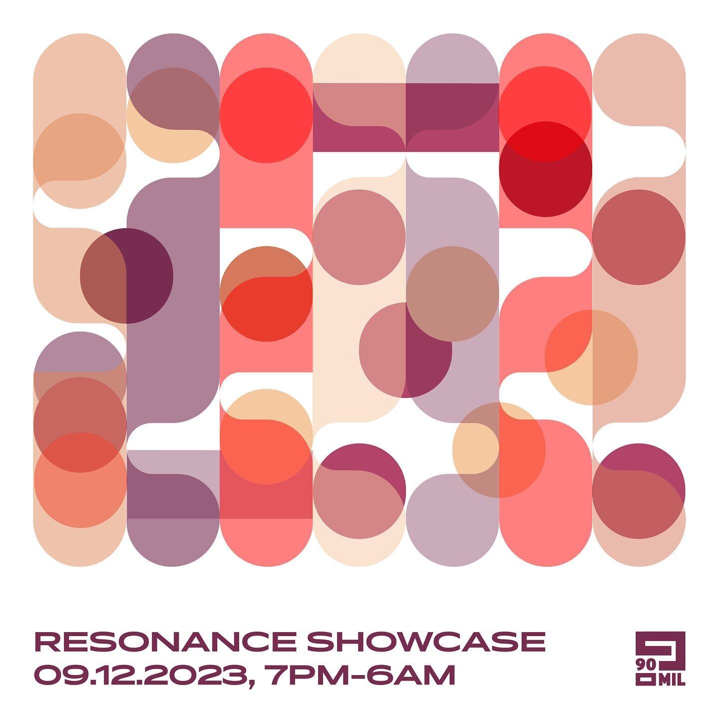 SAVE THE DATE &bull; 09.12.2023 &bull; RESONANCE SHOWCASE @90mil___ 

@resonance.music.community (fka @resonance.music.retreat) is cooking something! 
Save the date for our very first showcase on Saturday Dec 9th at @90mil___ in Berlin with many incr