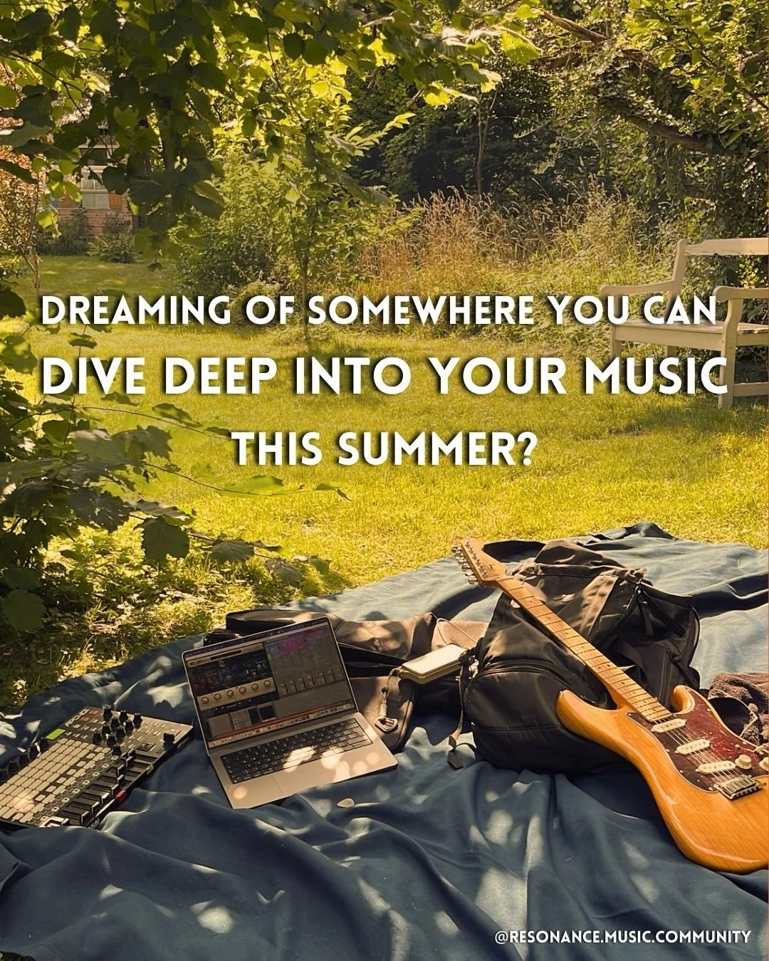 👀Musicians in Berlin - want to spend a week in nature fully immersed in your music? A chance to learn, experiment, or finally finish that EP? Want to connect with a warm and welcoming Berlin-based community of musicians?

😎Applications for Resonanc