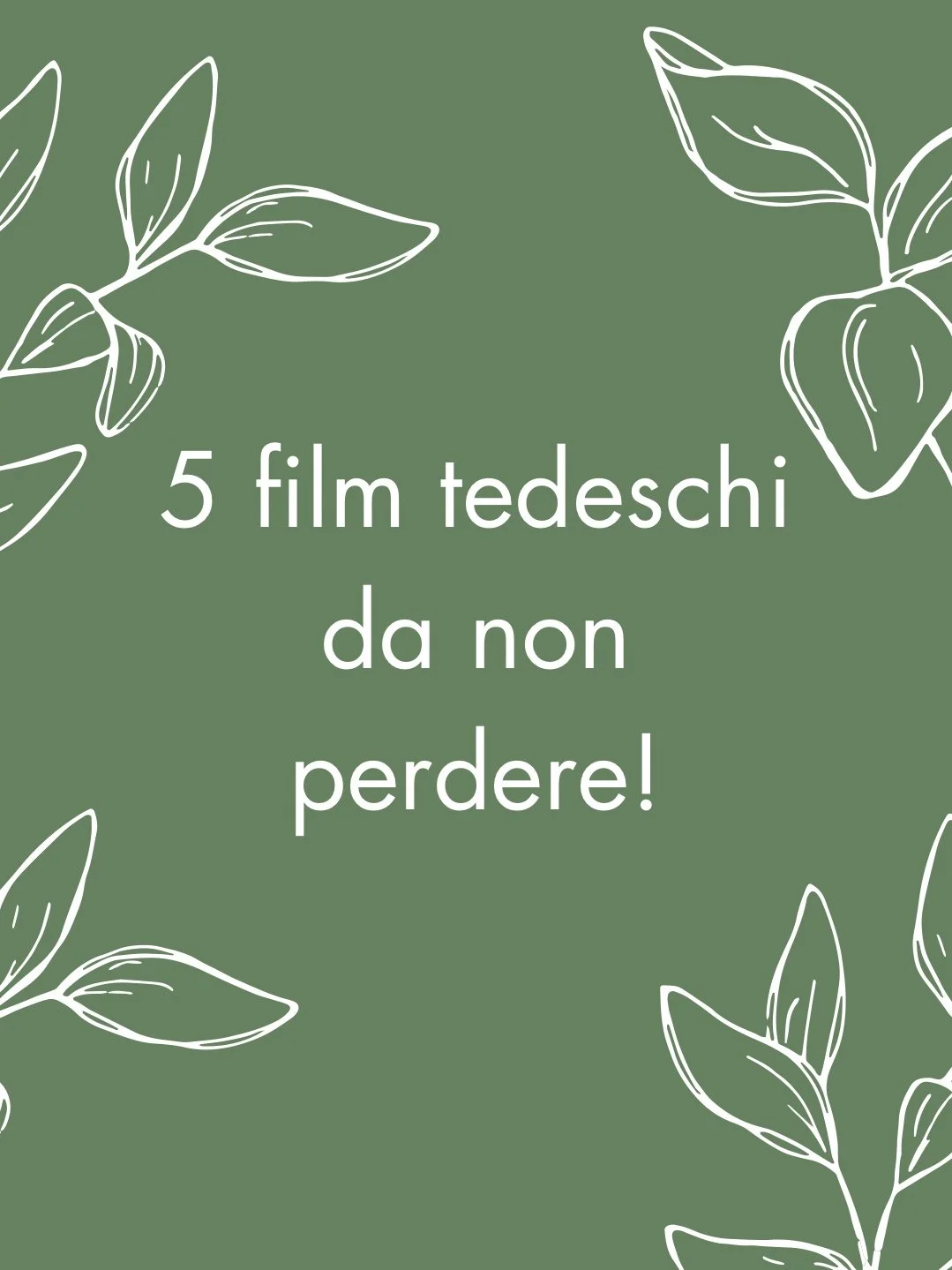 5 film tedeschi da non perdere!