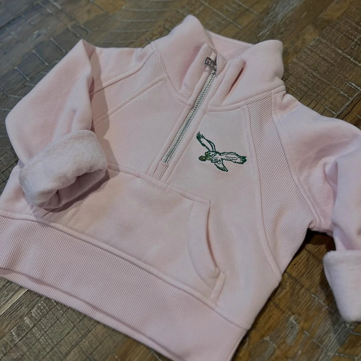 Retro Eagles Logo on the cutest 3T ballerina pink pullover ππ¦
π