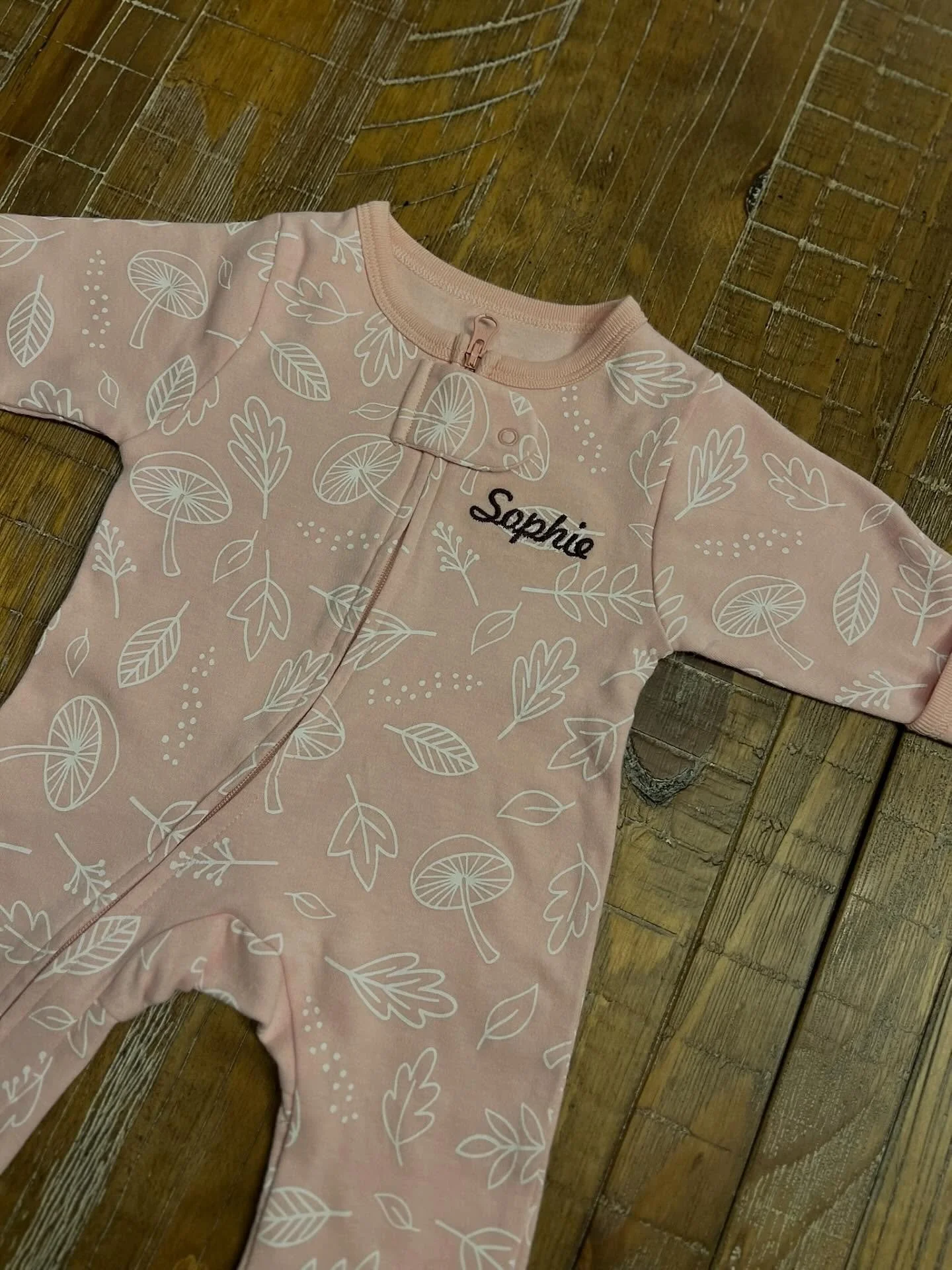 For Sophie 💗 Personalization available for all types of clothing and accessories by Lei and Gray.