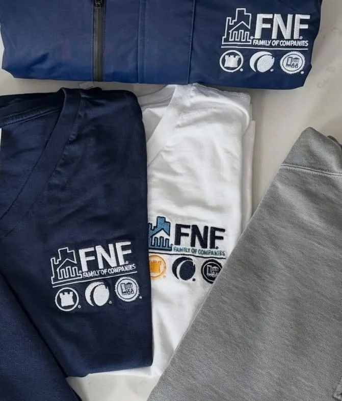 Embroidery by Lei &amp; Gray. Quarter zips, tshirts,parkas and more! We got you!