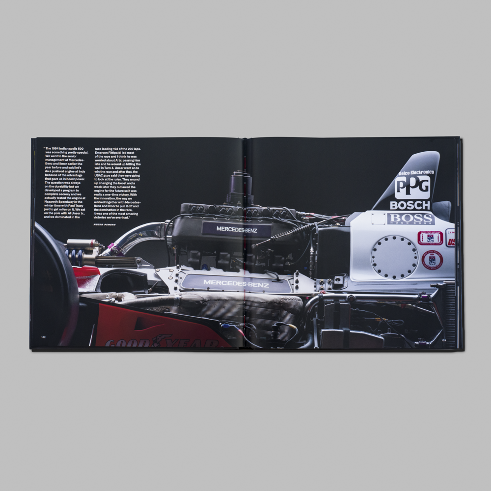 Penske Racing. Offset Printed in Four Color. Stochastic Screening