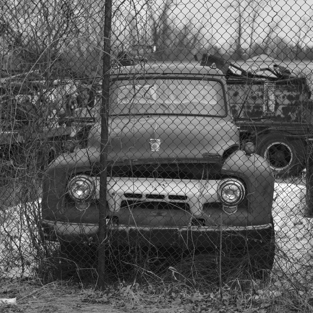 Ford. Salvage Yard. Concord, New Hampshire, Summer 2025