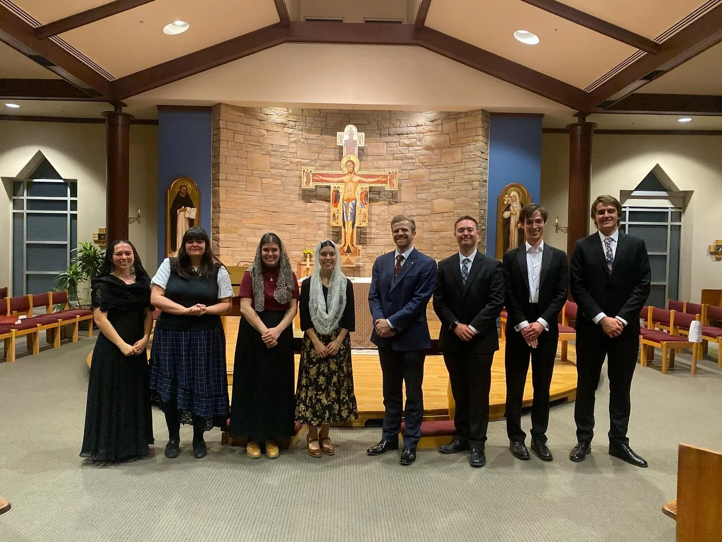 Throwback to our FIRST Sacred Music Meditation Night back in September! If you&rsquo;ve missed our last four, come to our LAST CONCERT of the semester TOMORROW NIGHT at 7:30 PM! ⛪️

Come for prayer and meditation as our musicians glorify the Lord wit