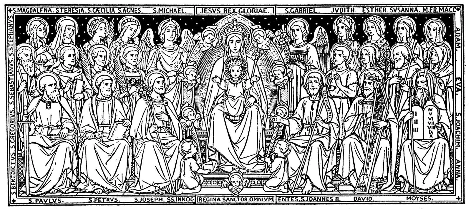 Saints in the Communicantes