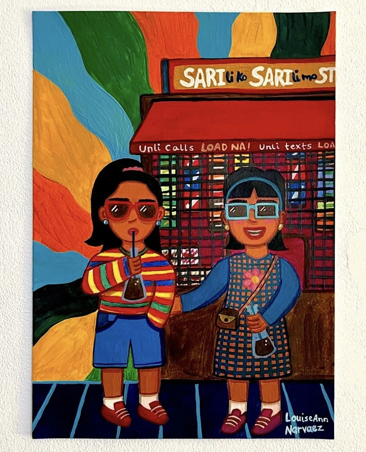 'SARili ko, SARili mo ' 
 
Original, Gouache and Coloured Pencils 
(not inc. frame) £195
 
 
A4 print — £10
 
Available to purchase at Kubo Garden