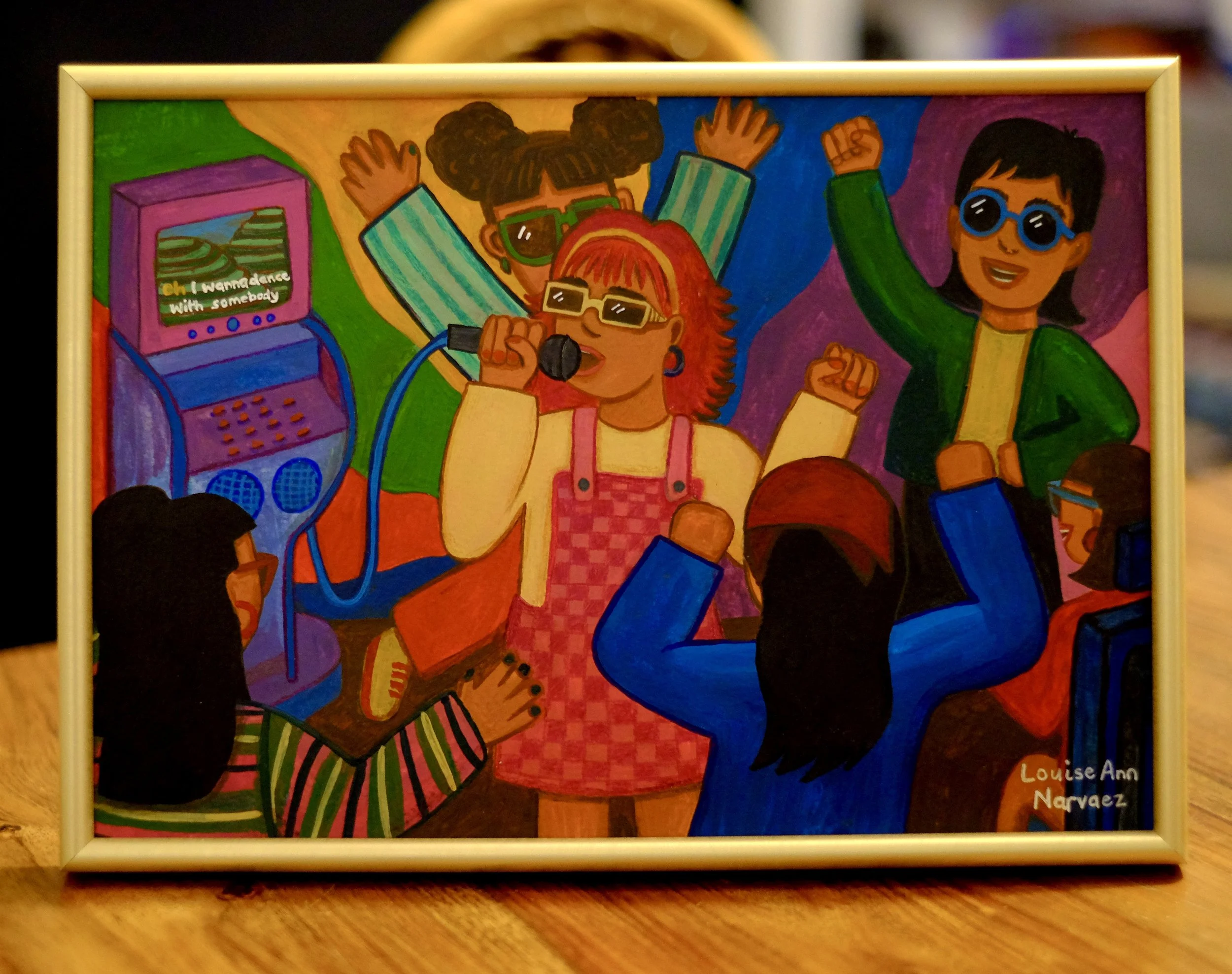 'Dance With Me' 
 
Original, Gouache and Coloured Pencils — £195
 
 
A4 print — £35
 
Available to purchase at Kubo Garden