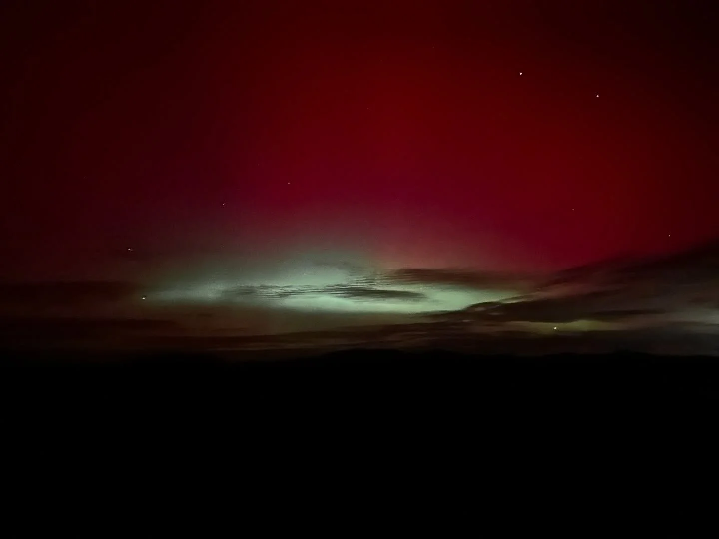 High in the northern Sierra Nevadas, Rob Paulus has been busy tagging and harvesting the Silver-Tip trees he will donate for our Christmas Tree Fundraiser before the storm rolls in. Last night, the aurora borealis lit up the sky overhead &mdash; a li