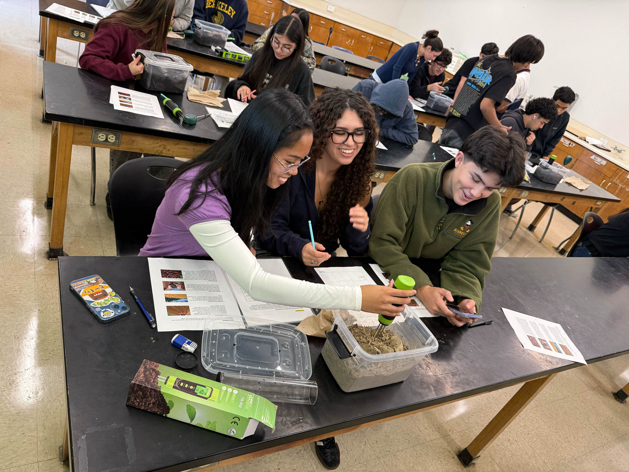 The STEM Career Pathways in Agriculture Program Visits Rio Mesa High School