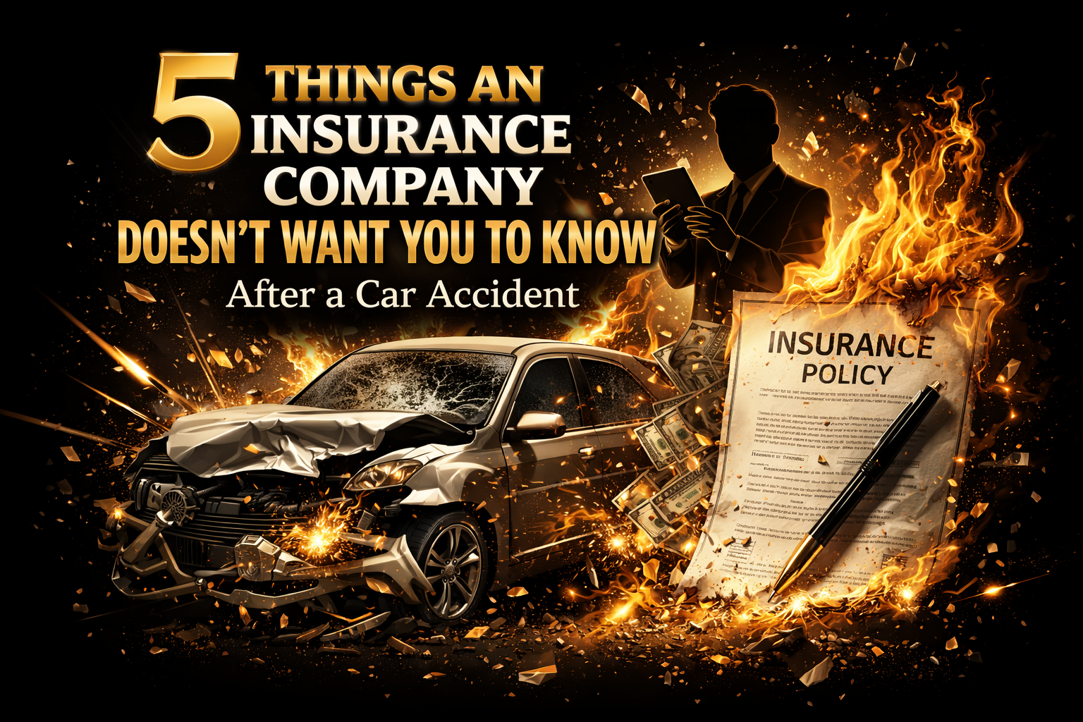 Top 5 Things Insurance Companies Don’t Want You to Know After a Wreck