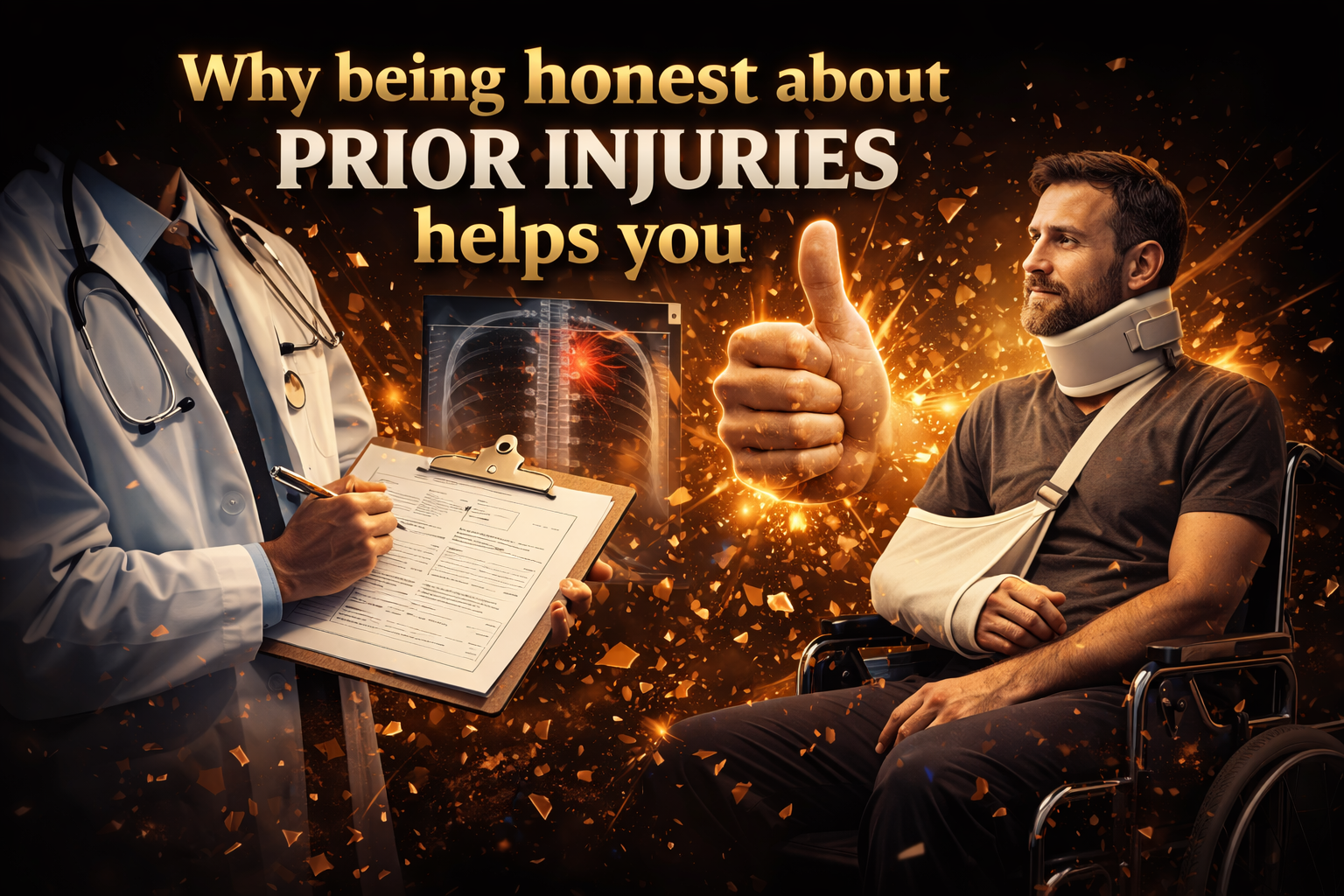 Why Being Honest About Prior Injuries Protects You, Not Hurts You