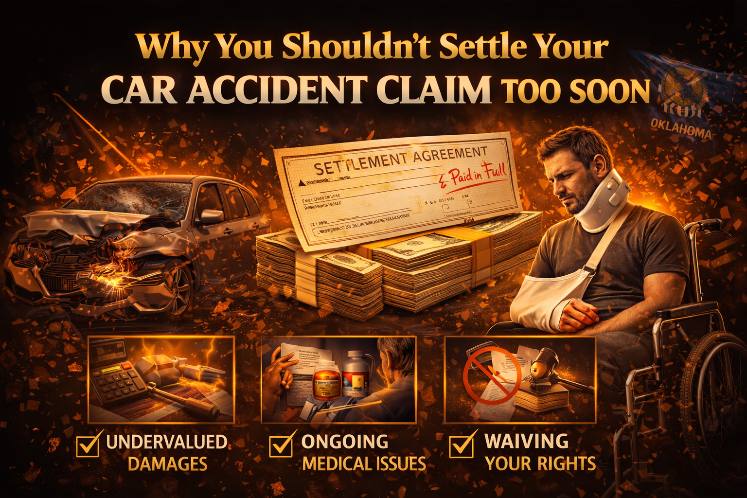 Why You Shouldn’t Settle Your Car Accident Claim Too Soon