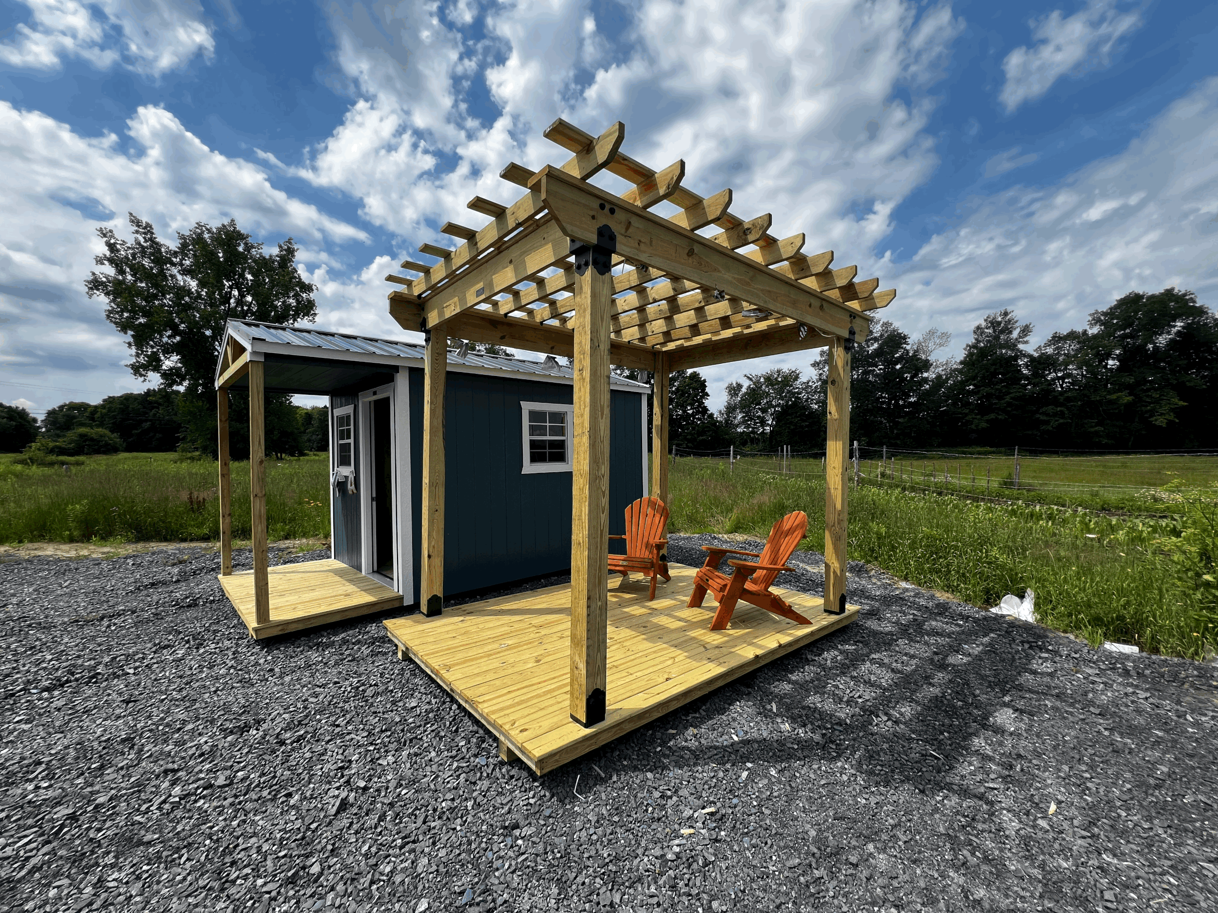 CR-10 Storage Barns 8x12 Pergola
