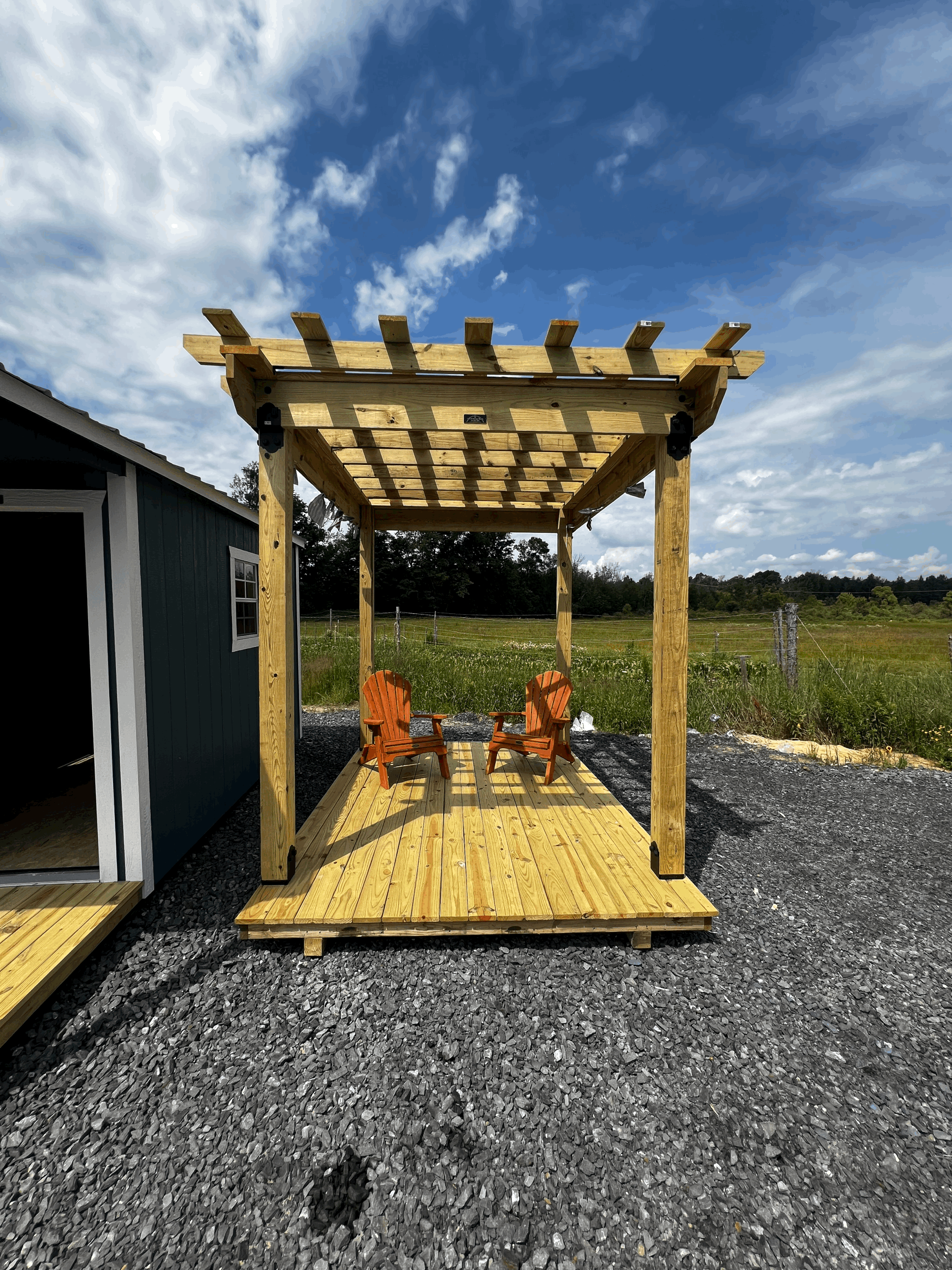 CR-10 Storage Barns 8x12 Pergola