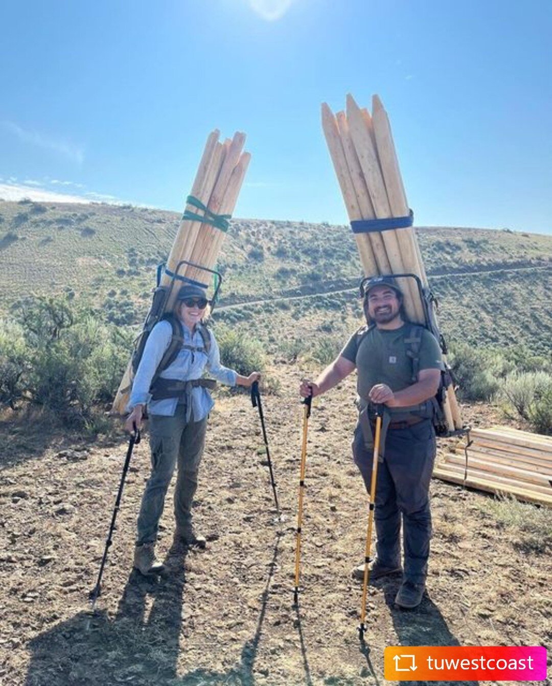 REPOST from @tuwestcoast 

Great update from TU&rsquo;s @wenatcheeentiatbeaverproject in Washington: &ldquo;We have been busy beavers! Thank you to @ccfeg, @cascadiacd, @usfws and Natural Resources Conservation Service for helping us move 600 posts a