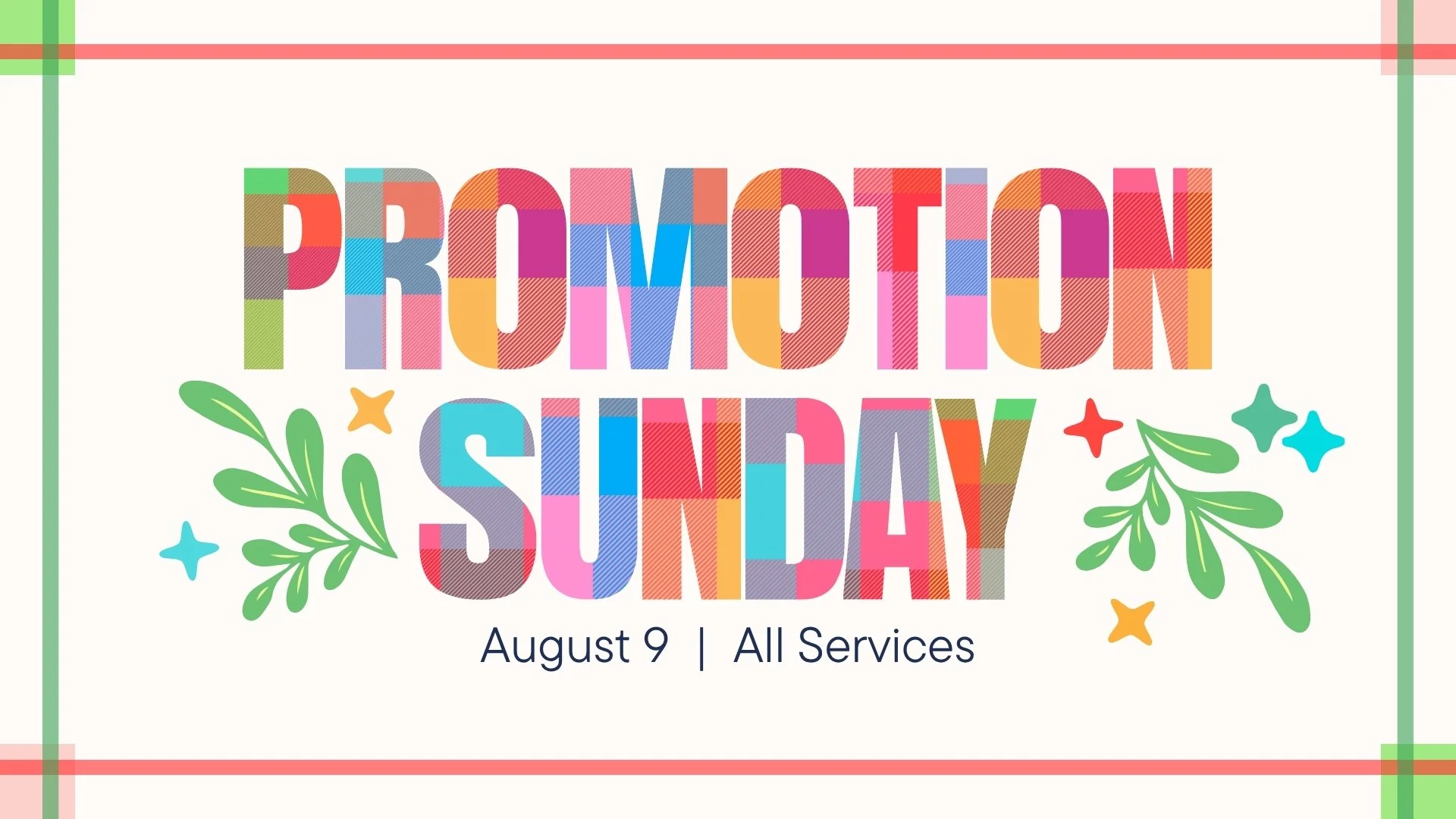 Promotion Sunday