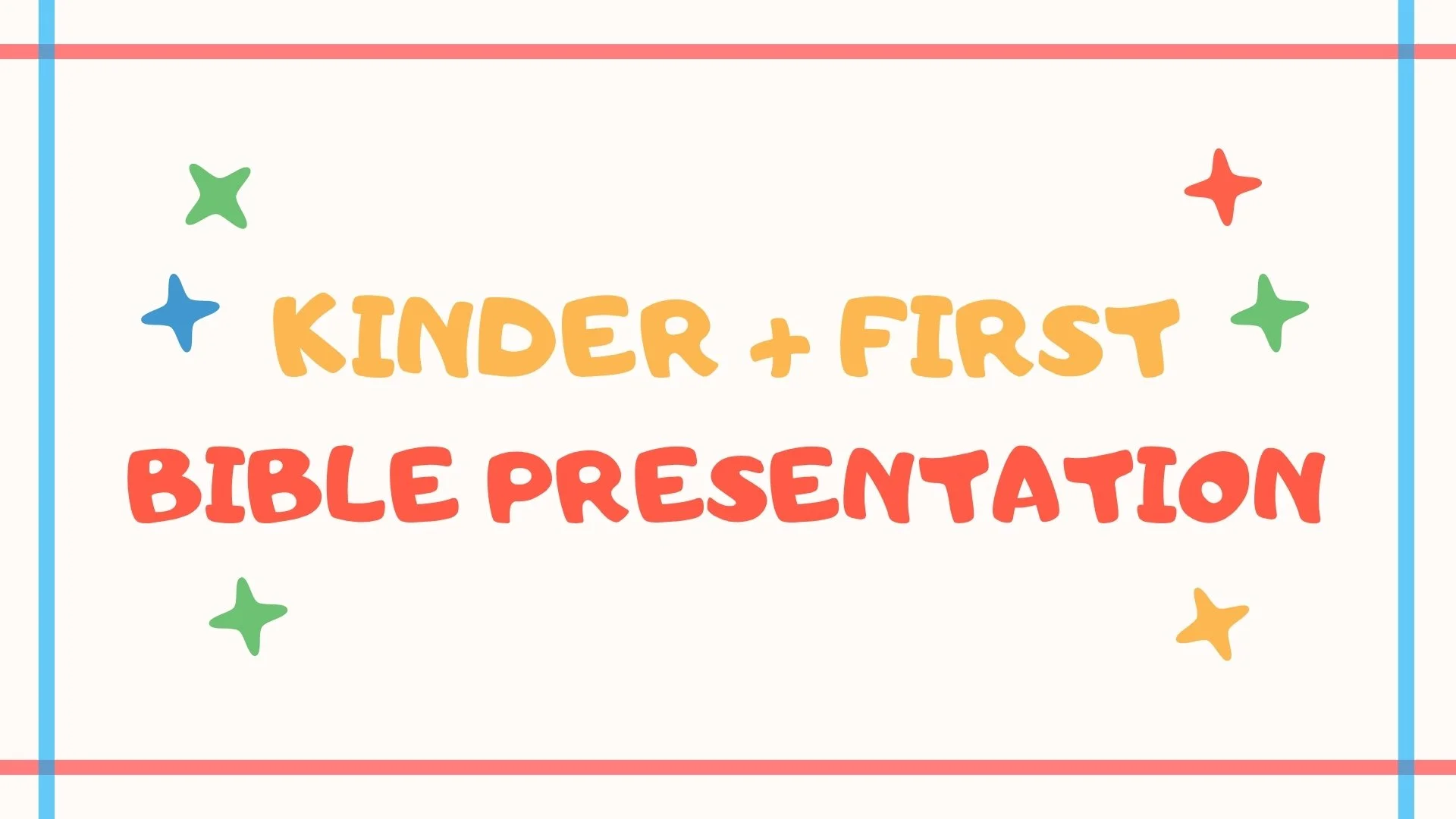 BIBLE PRESENTATION