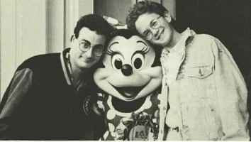 Best Friends Ed Alonzo and Neil Patrick Harris  with Mickey Mouse