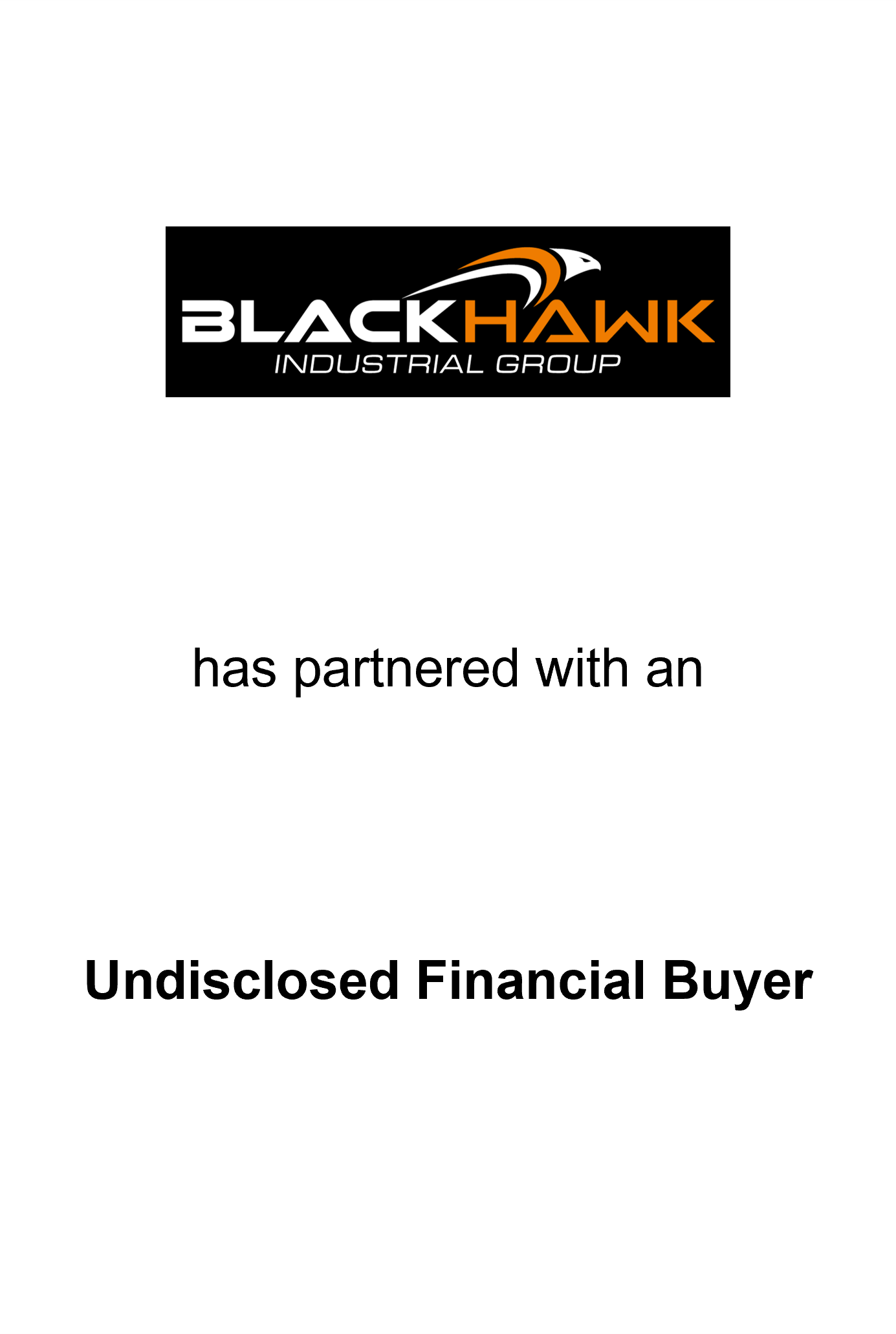 Glendale Capital Partners advises Blackhawk Industrial Group in its partnership