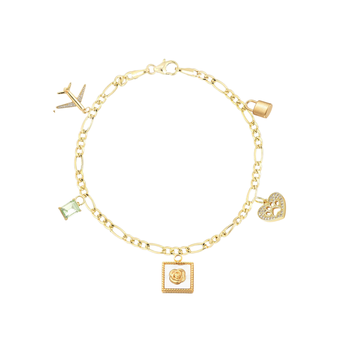 Gold Figaro Bracelet