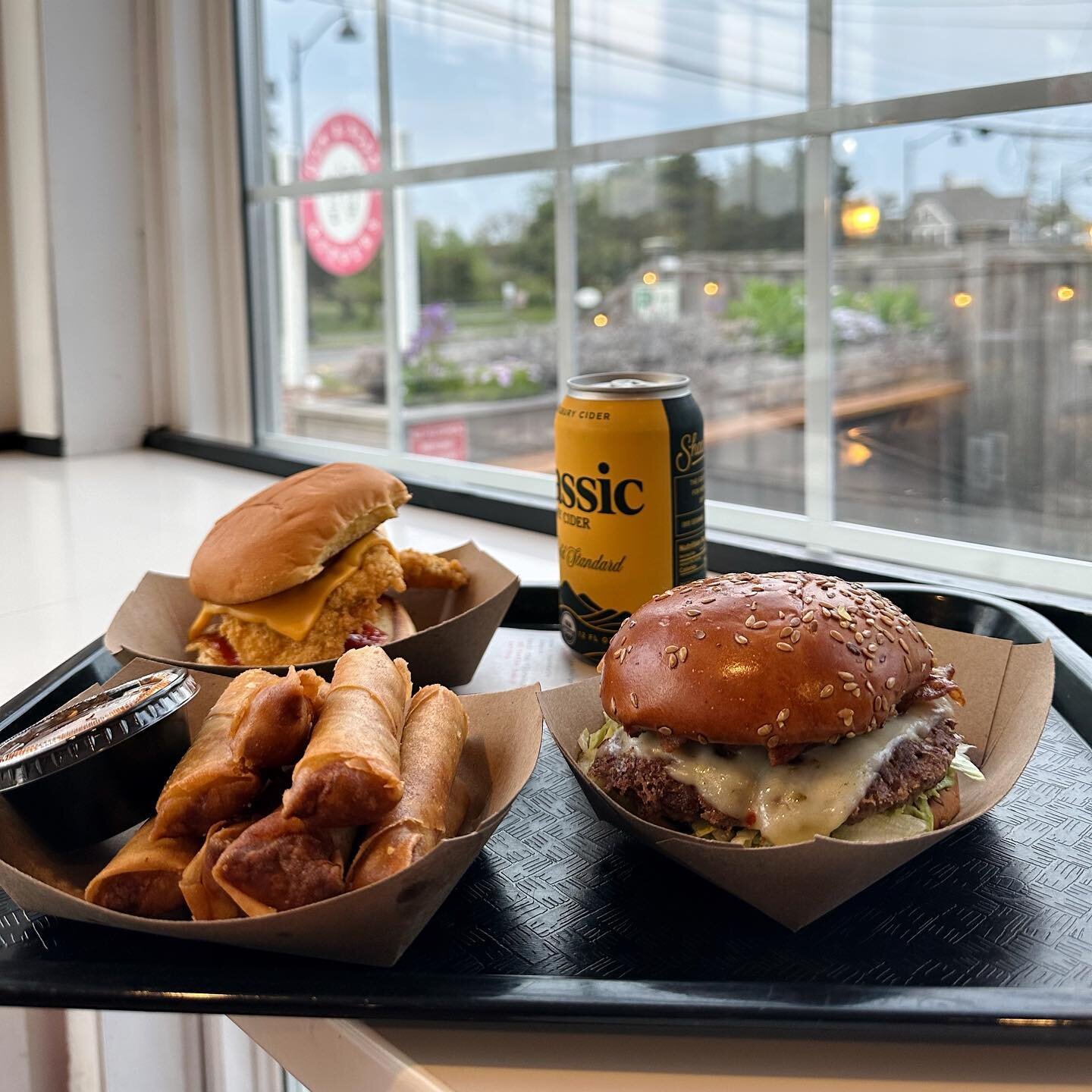 Mixing it up tonight with Lumpia, California Burger and a Fishwich.