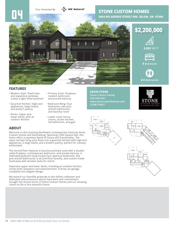 2025 Custom Tour Home Northwest Contemporary