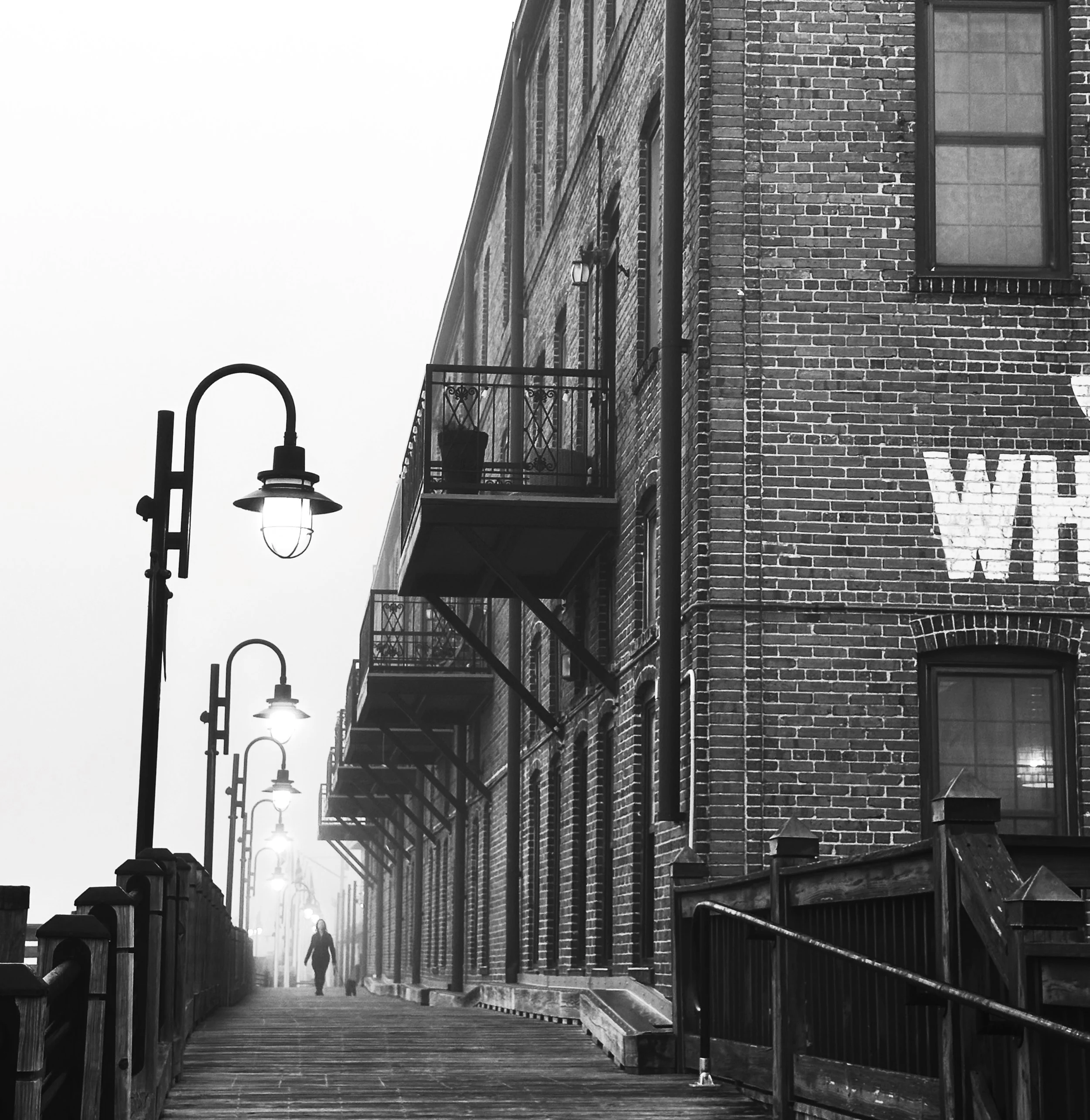 Walking in the fog Wilmington, NC