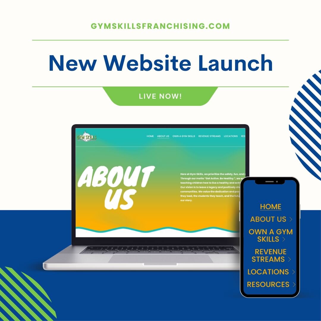 Our new website is now live!

Take a look at GymSkillsFranchising to learn about our team and start your journey to becoming the next owner of a GymSkills franchise.

#GymSkills #Franchising #Website #Gymnastics