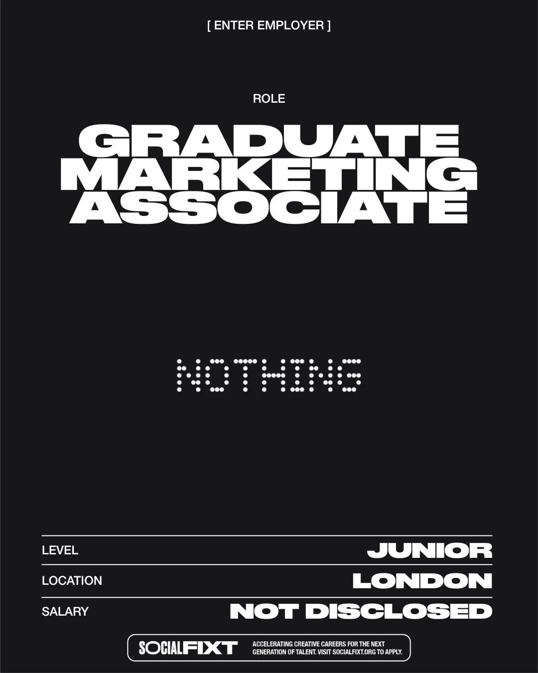 Graduate Marketing Associate, NOTHING 