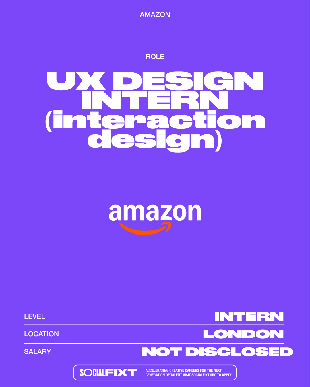 UX Design Intern, Interaction Design, AMAZON