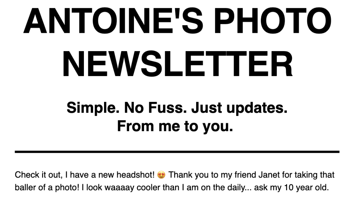 Episode 8 of my newsletter is already out.