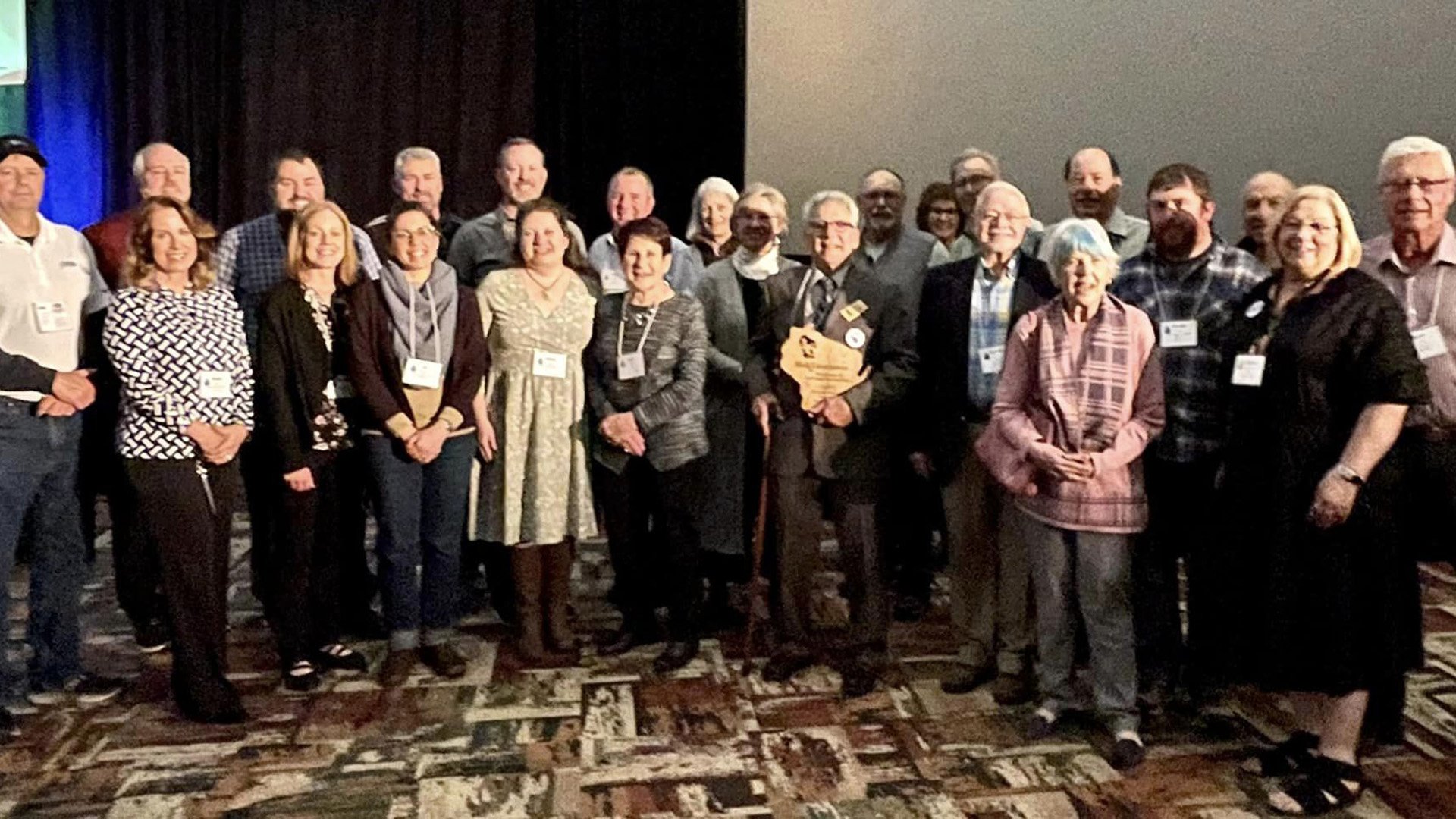 Rick Georgeson Receives the Excellence in Building Partnerships Award from Wisconsin Lakes Partnership