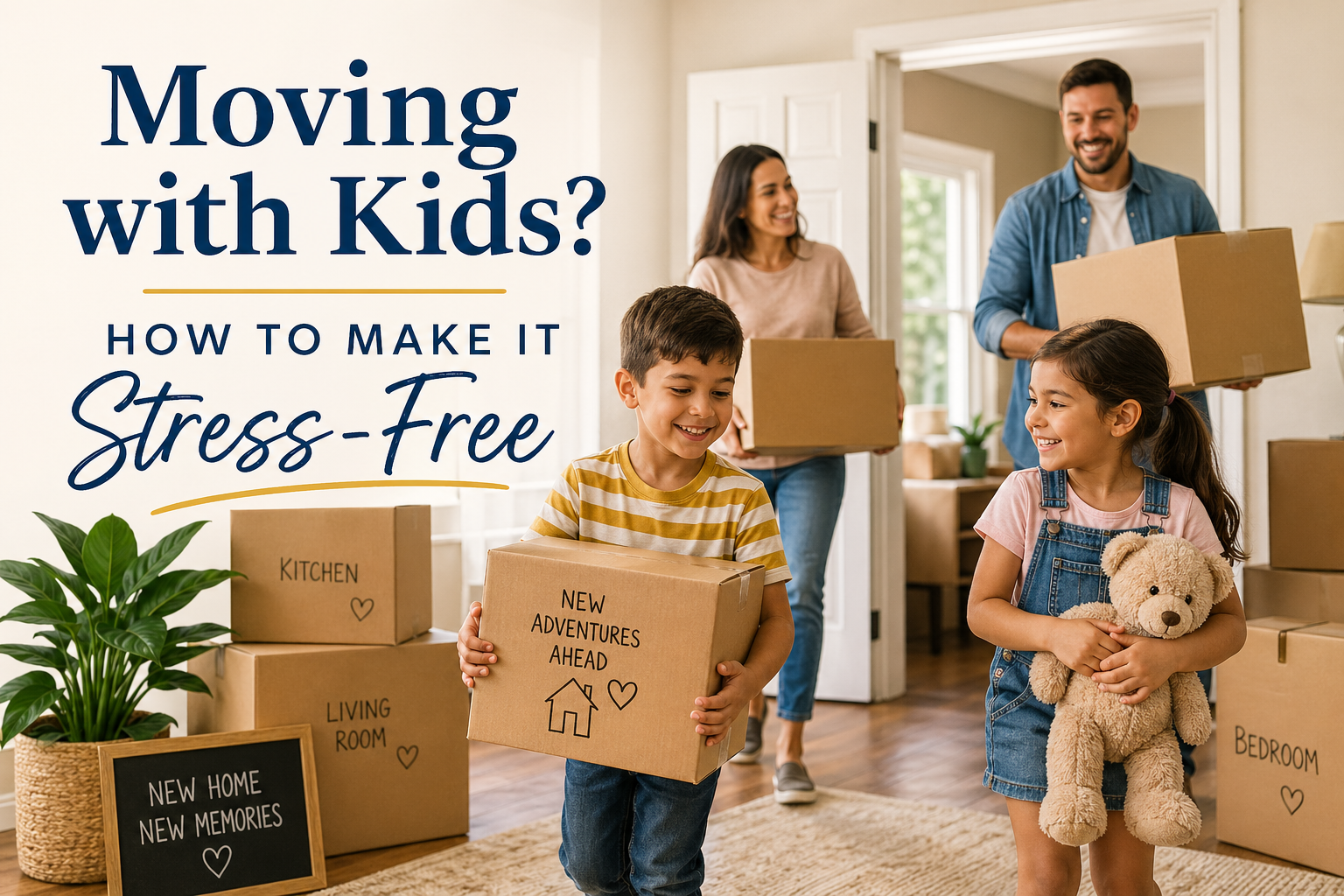 Moving with Kids? How to Make It Stress-Free