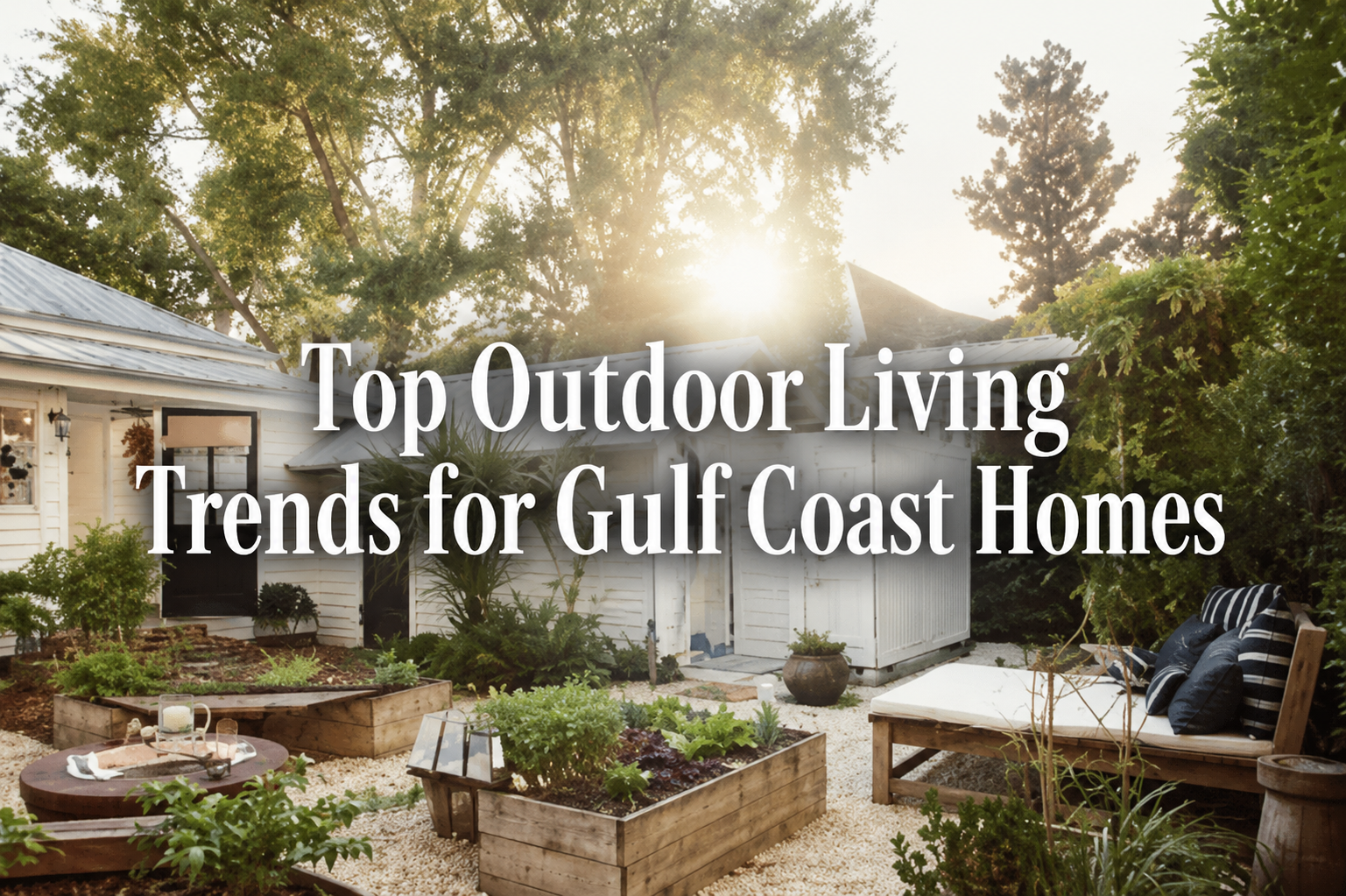 Top Outdoor Living Trends for Gulf Coast Homes