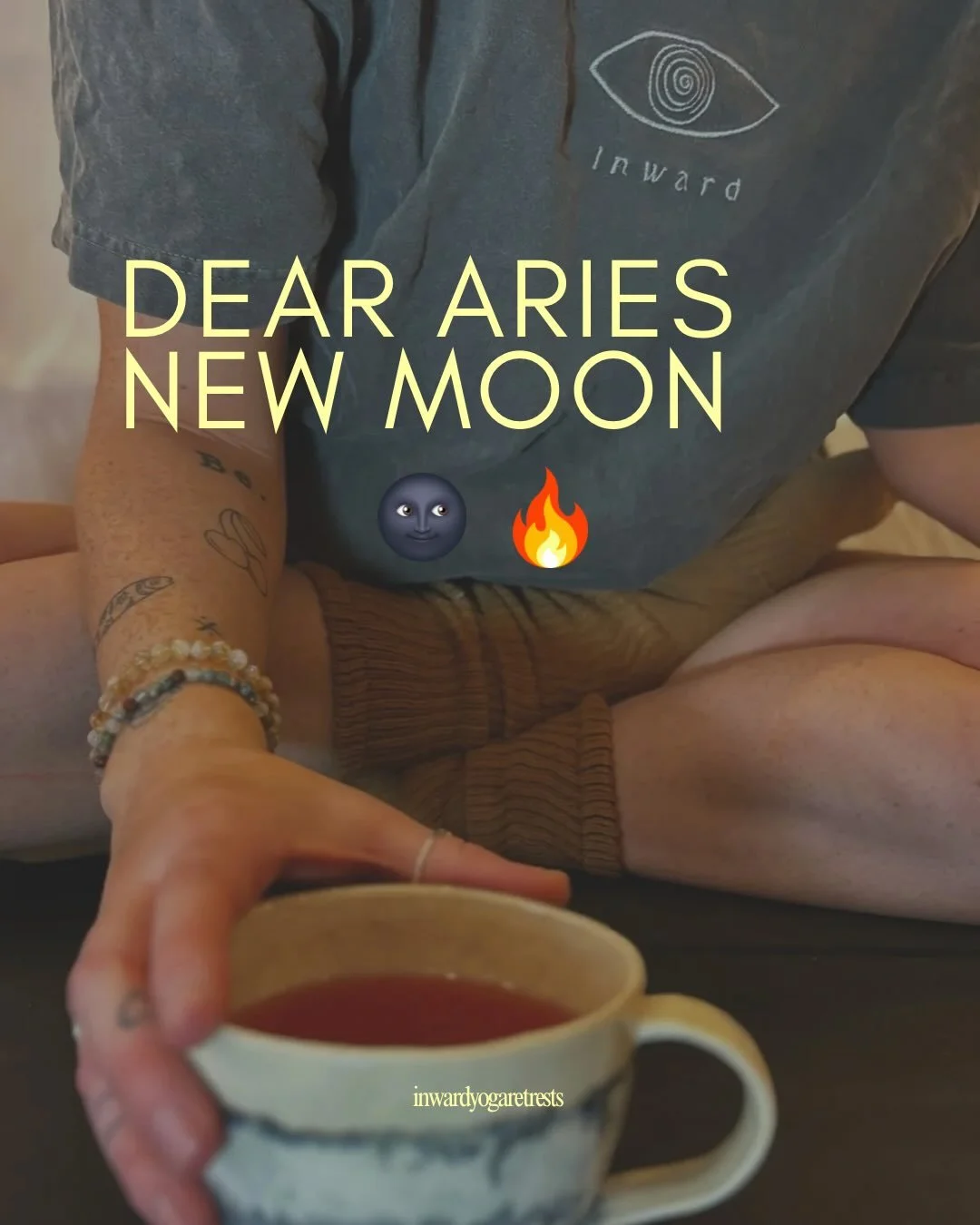 Stepping into the fire! New moon in Aries on April 17th bringing some heat that is not here to burn us but to dissolve the parts of us that are no longer helping us be the person we are claiming to be. 

I love watching you choose yourself &amp; be l