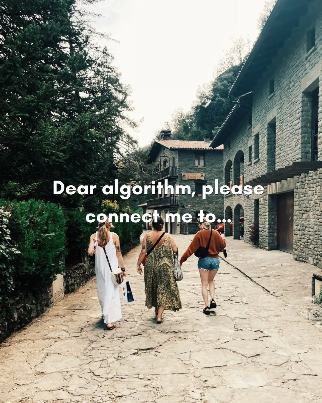 Dear algorithm please connect us ☎️🔮 

&hellip; to the girlies doing the work, taking risks, following your heart! Come find us! It&rsquo;s way more fun to ride these waves together!