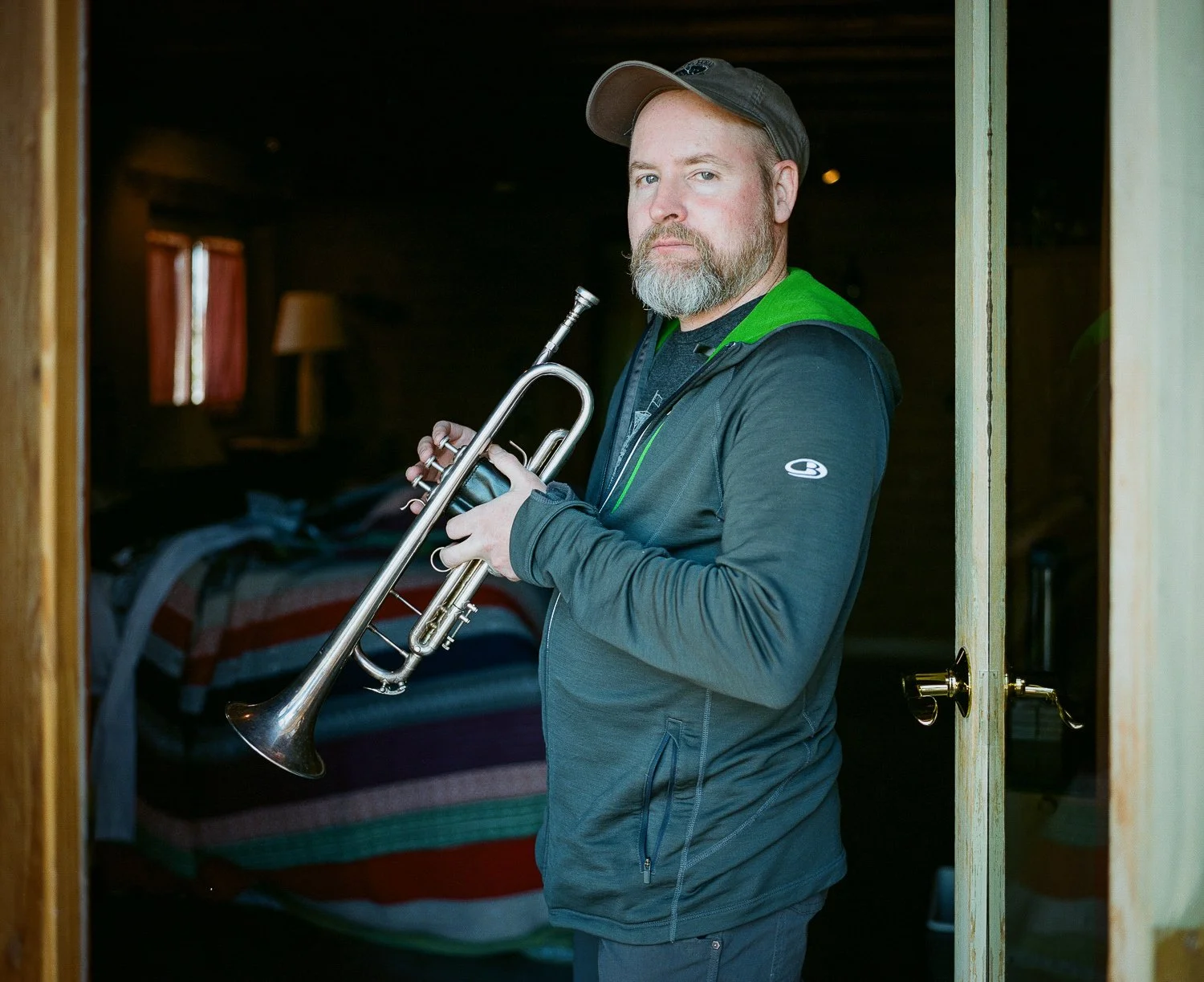 06 - A man and his trumpet - motel joshua tree 29 palms california.jpg