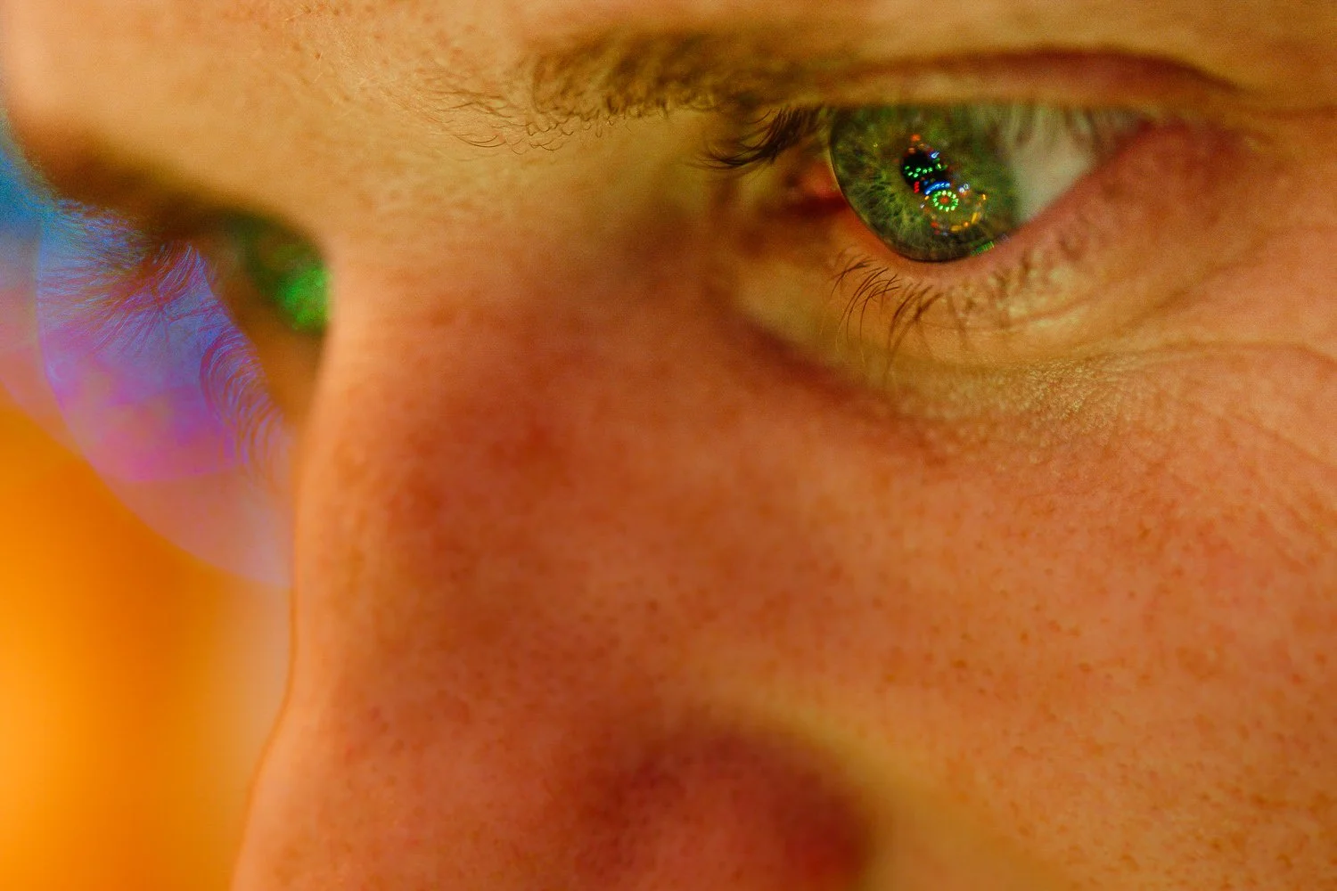 17 - pinball lights reflected in the eyeball of a dedicated player.jpg