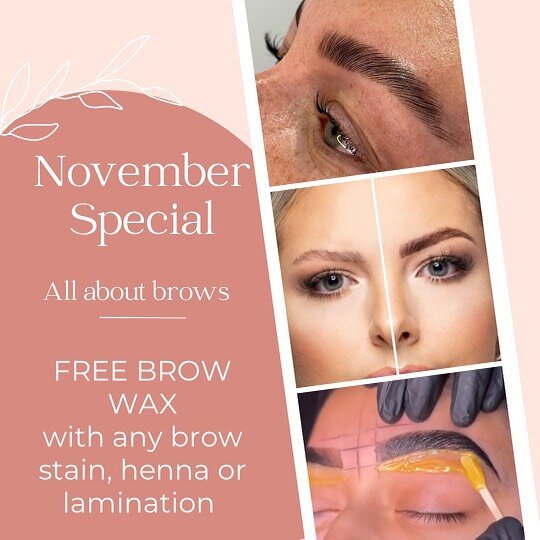 November brow special 💕