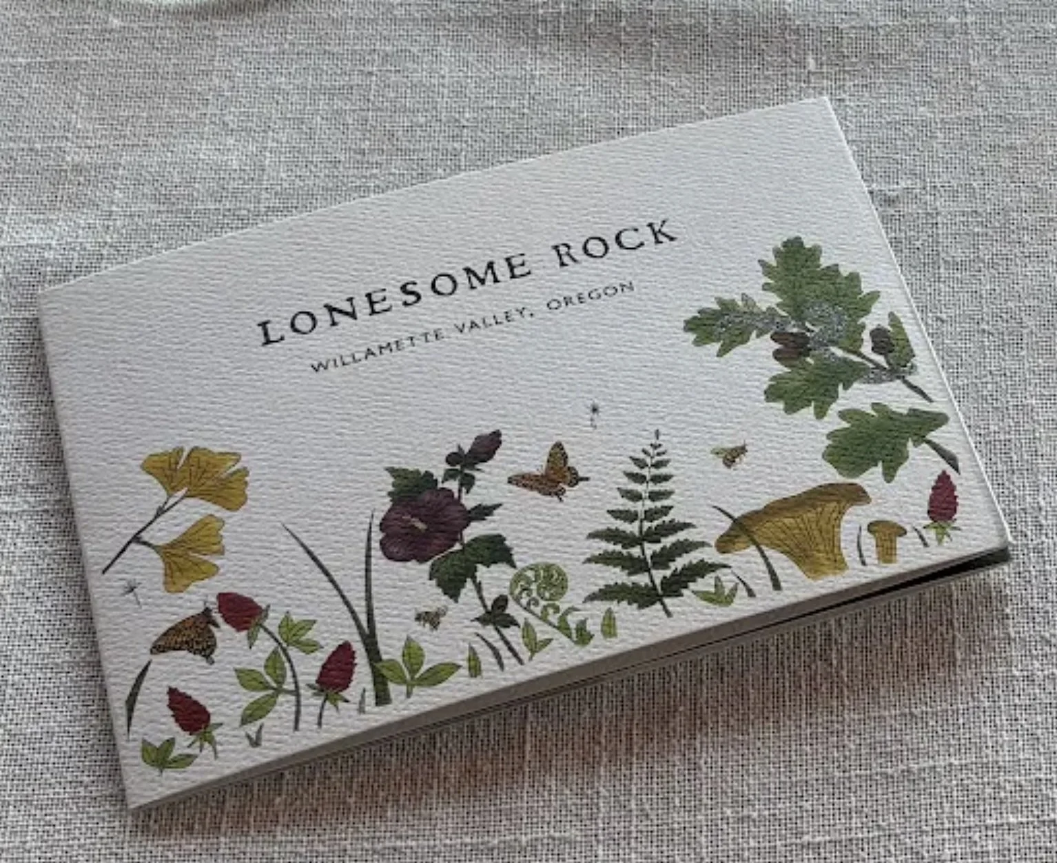 Brochure at Lonesome Rock