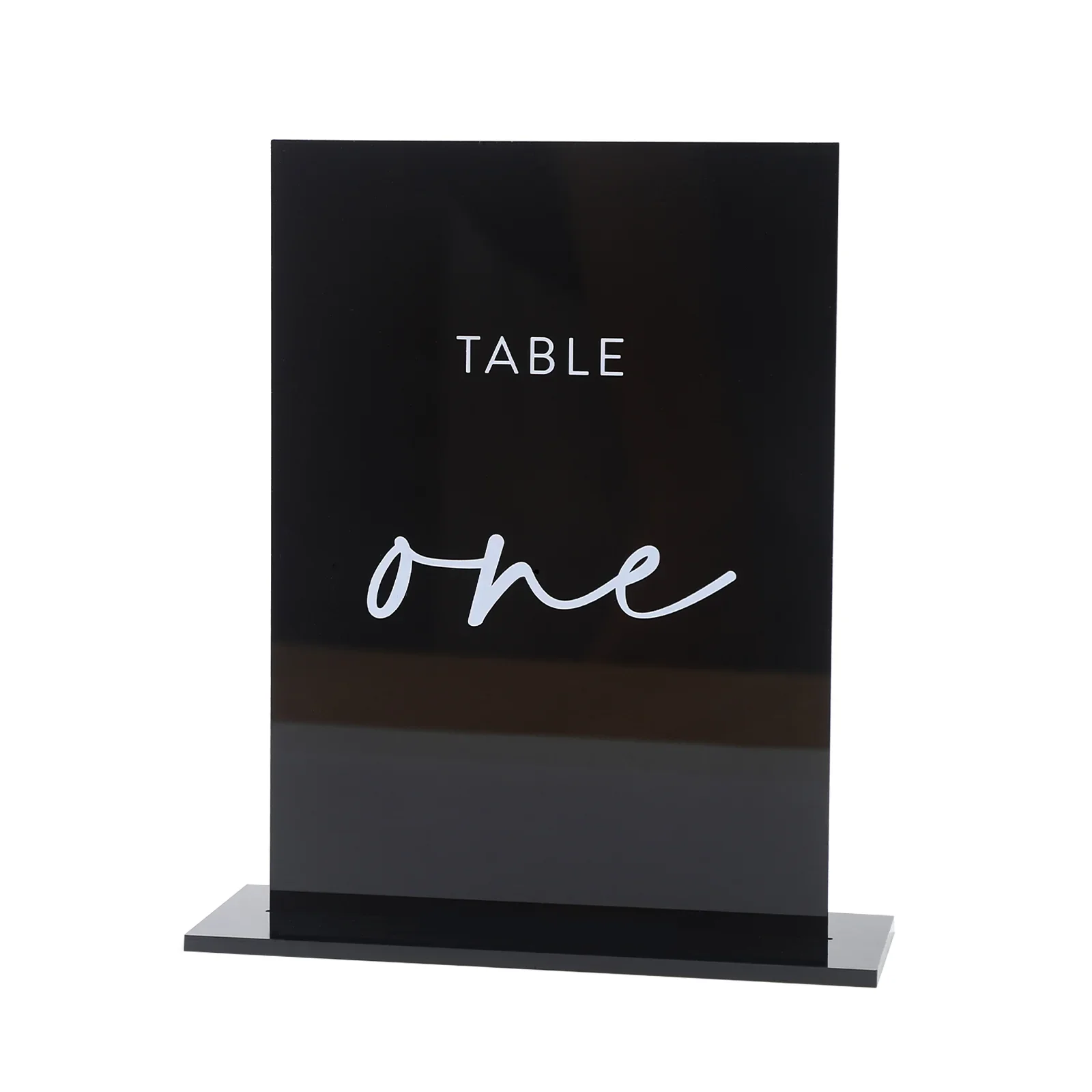 Black Table Numbers