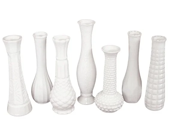 Milk Glass Vases