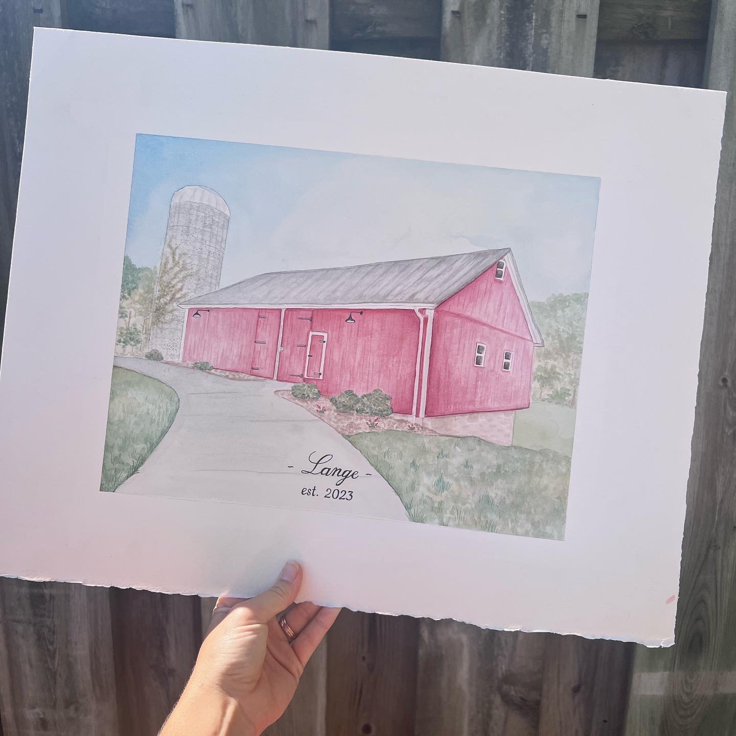 Custom Watercolor Portrait