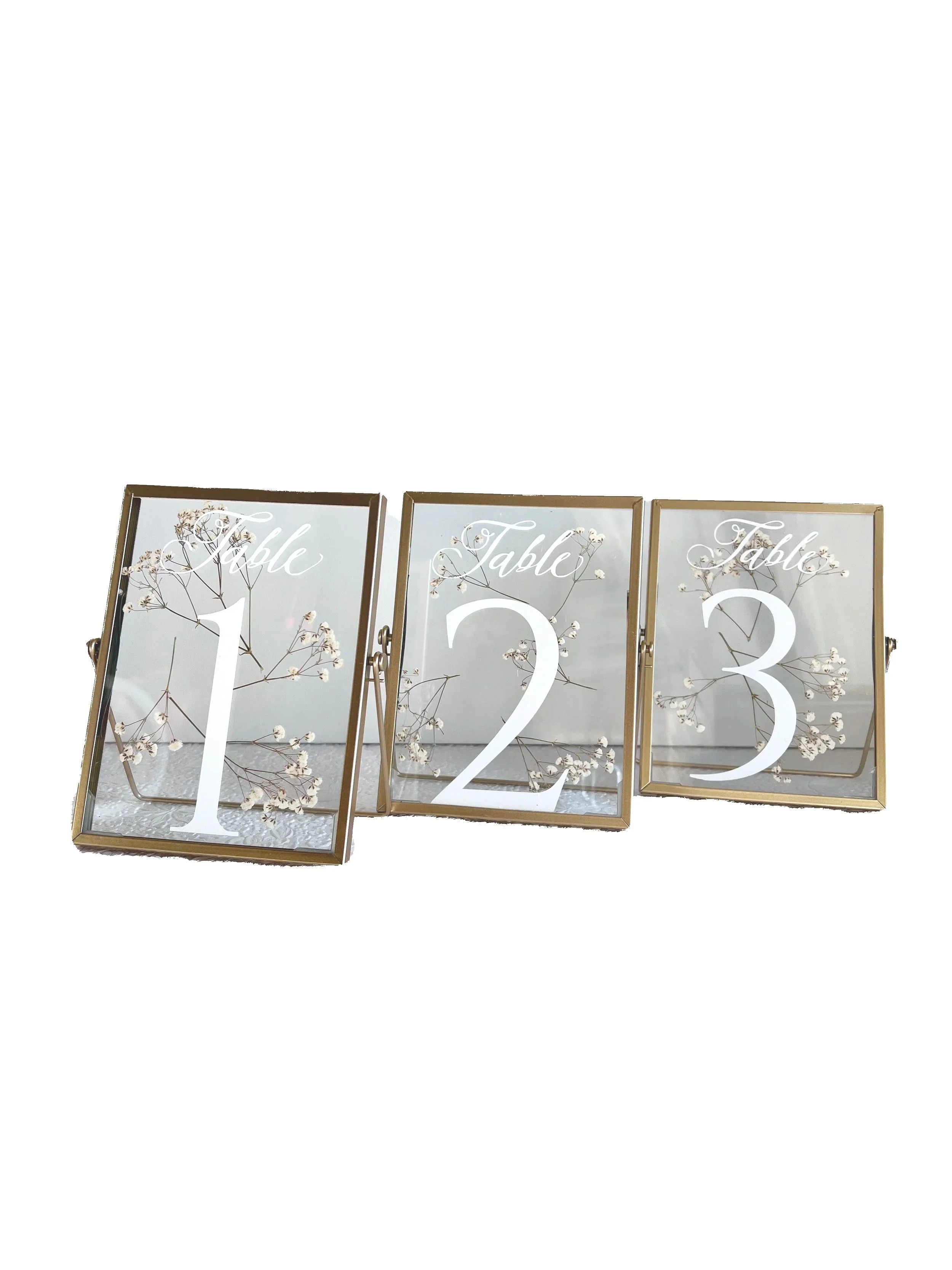 Floral Table Numbers