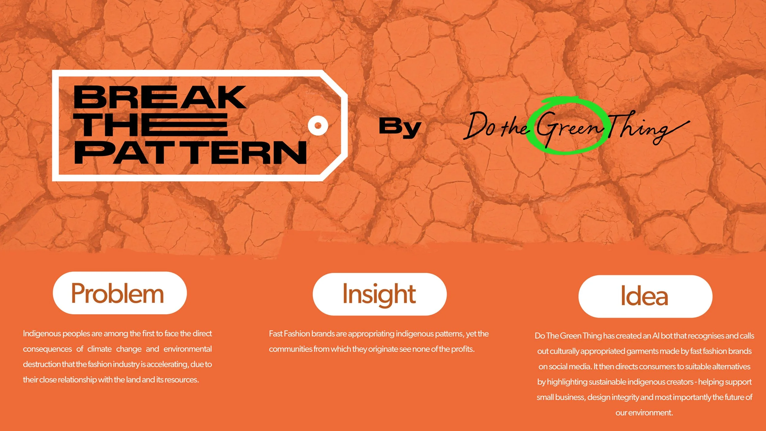 Break the Pattern — John Barrett