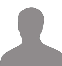 Silhouette of a person against a plain background.