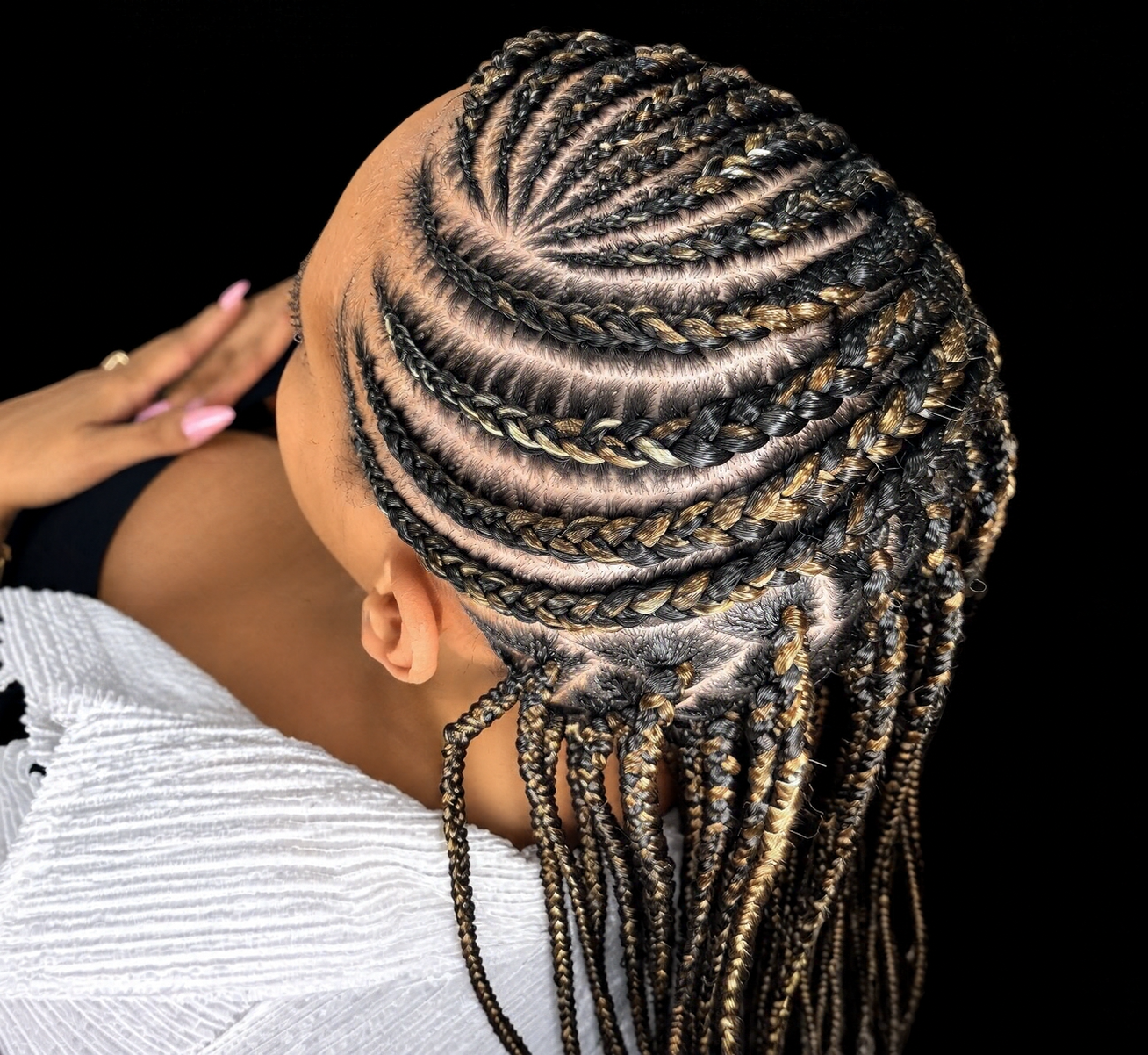 Honey-Blonde Concentric Cornrow Braids.png