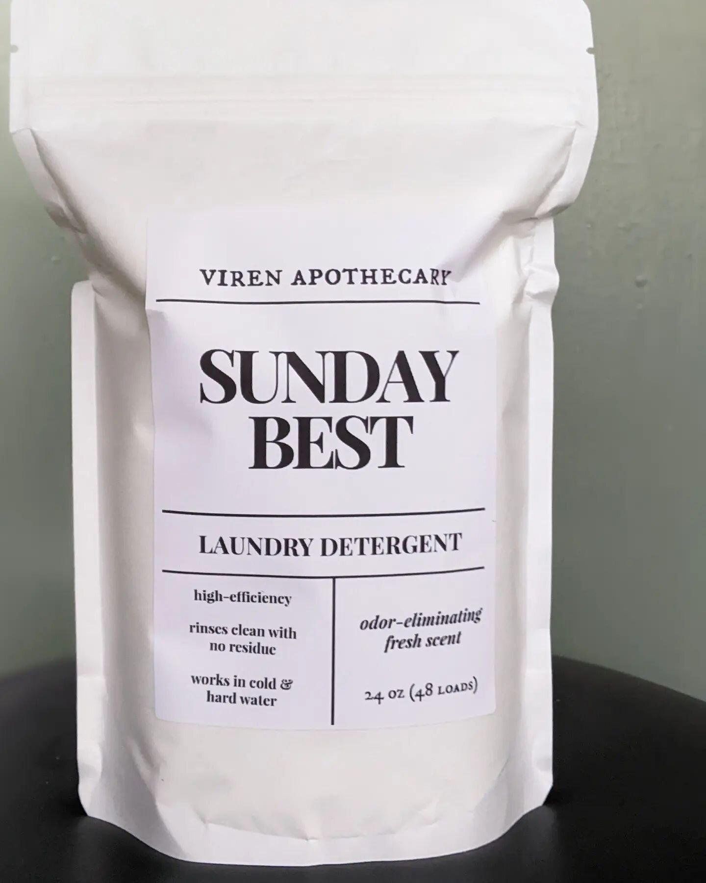 Introducing SUNDAY BEST laundry detergent!

We know how hard you worked to curate your sustainable closet, so we worked hard to formulate a way to clean your fits gently yet effectively.

With five different sulfate-free surfactants, it blows every o
